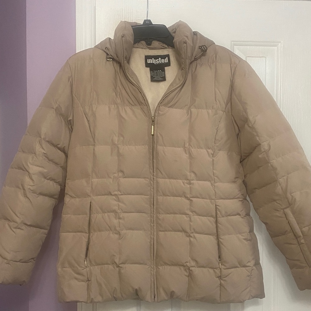 Unlisted Women's Beige Puffer Coat